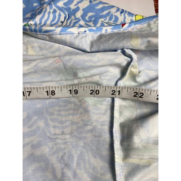 Little Lamb & Company Women's Resort Mom Print Pom Pom Swim Cover Size Small NWT - Picture 6 of 8